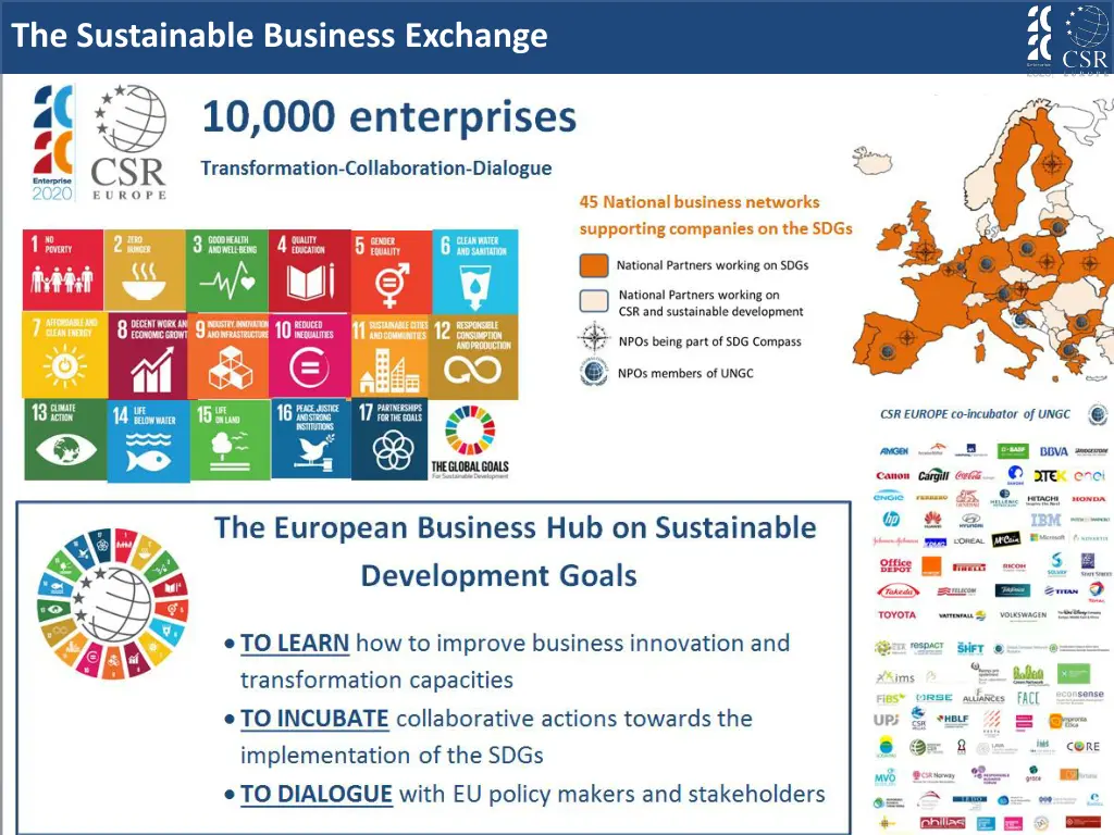 the sustainable business exchange