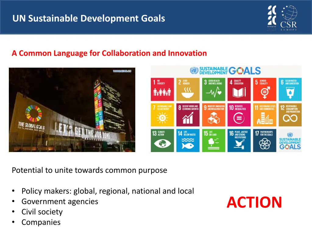 un sustainable development goals