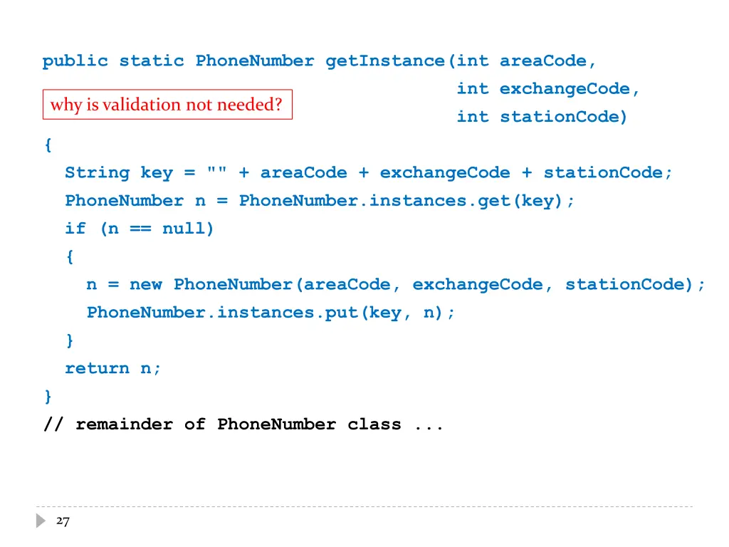 public static phonenumber getinstance