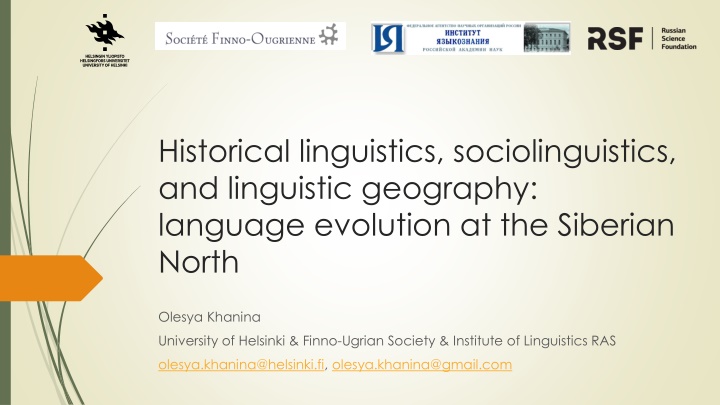 historical linguistics sociolinguistics