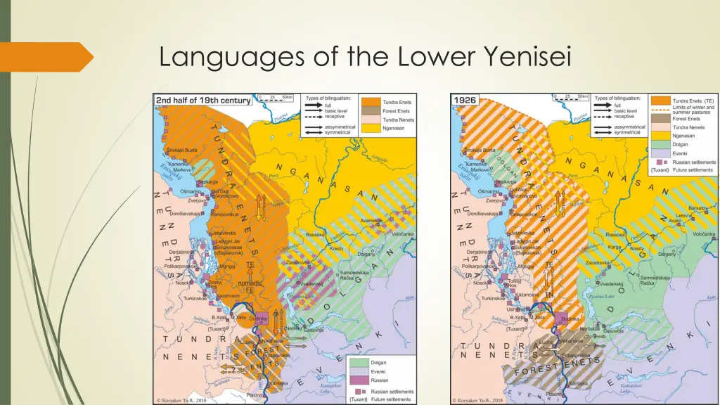 languages of the lower yenisei