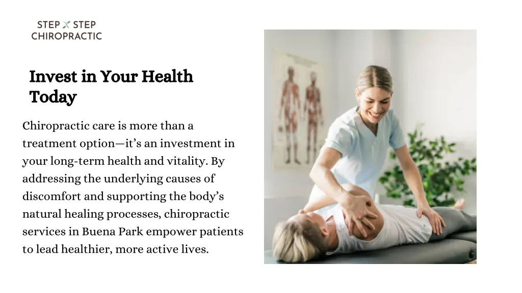 invest in your health today