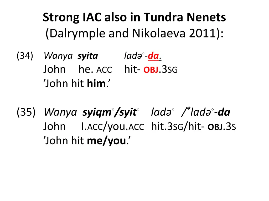 strong iac also in tundra nenets dalrymple