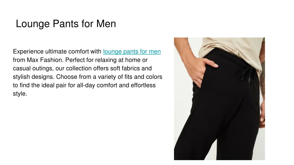 lounge pants for men