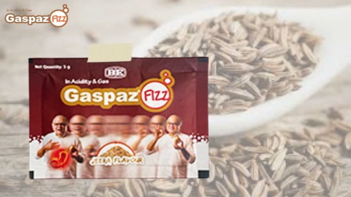 relieve gas naturally with gaspazfizz and jeera