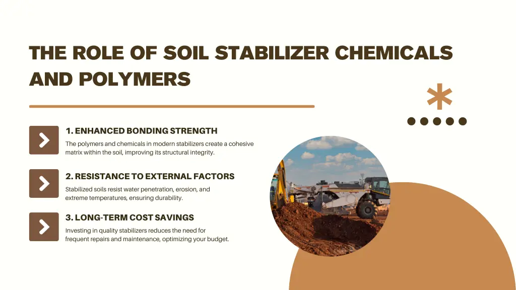 the role of soil stabilizer chemicals and polymers