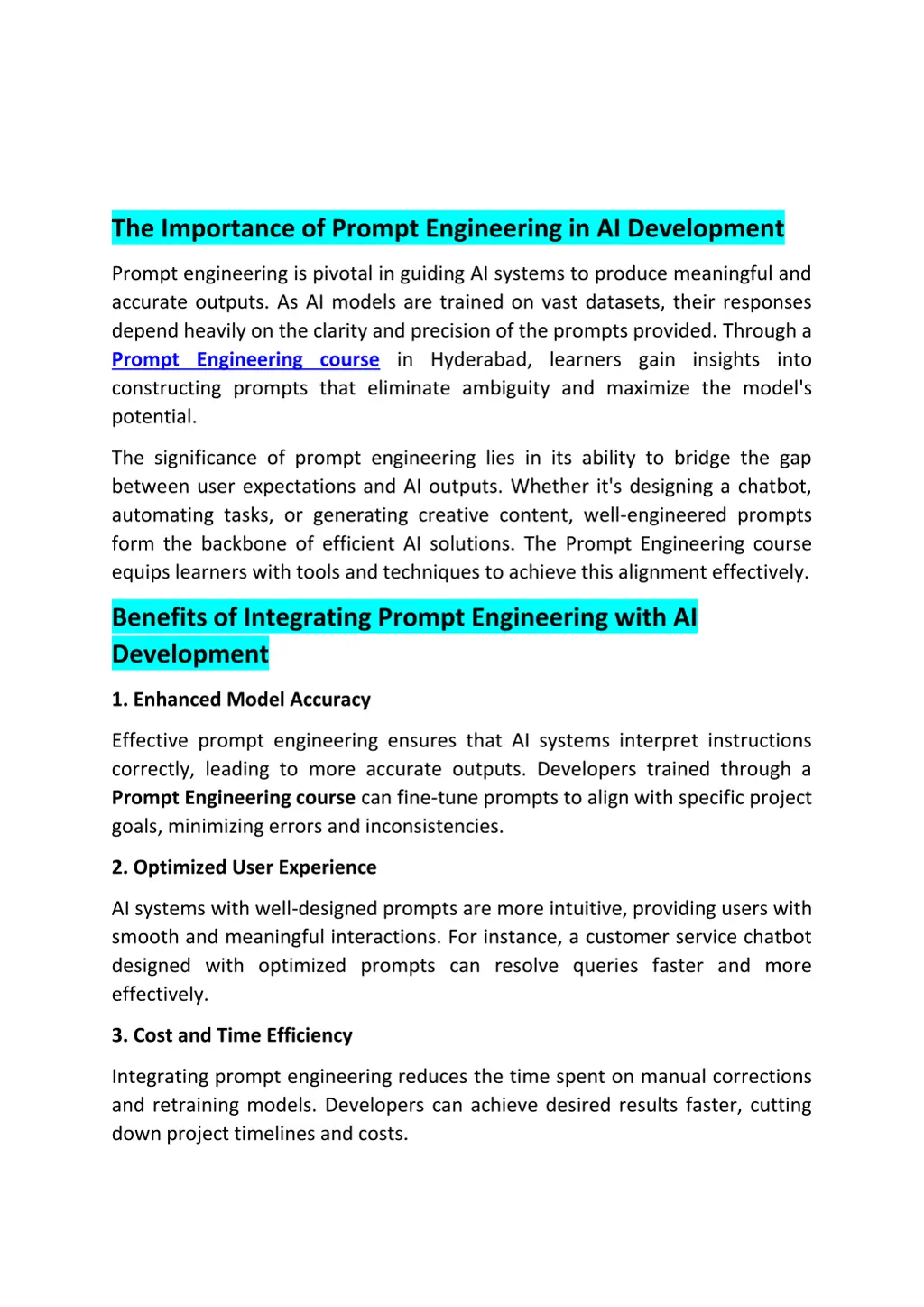 the importance of prompt engineering