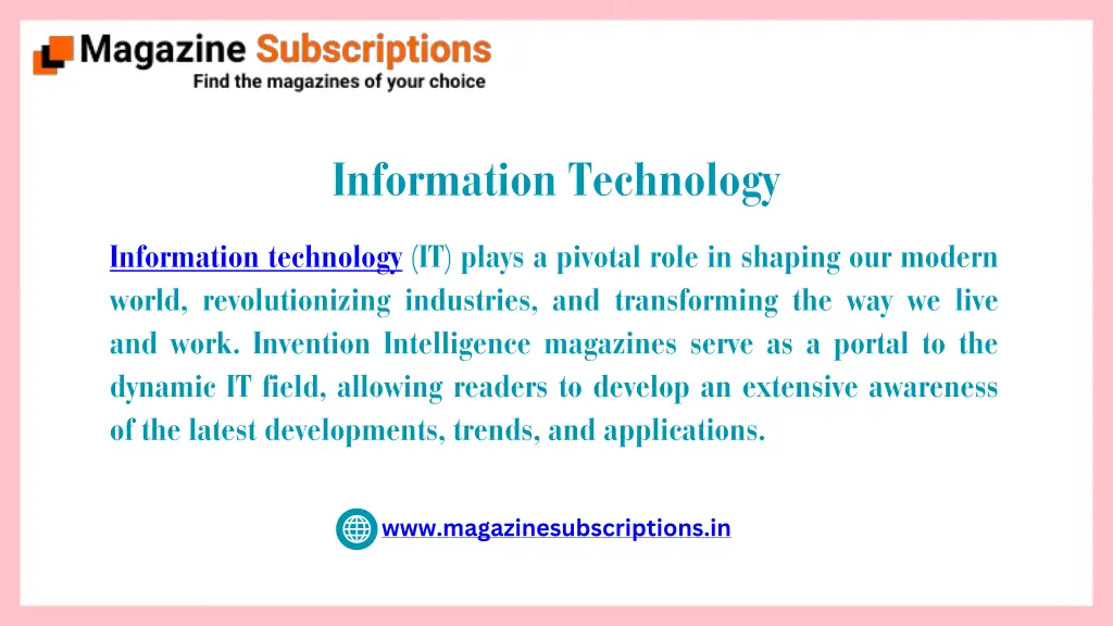 information technology