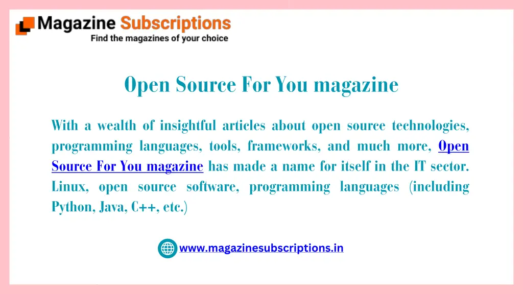 open source for you magazine