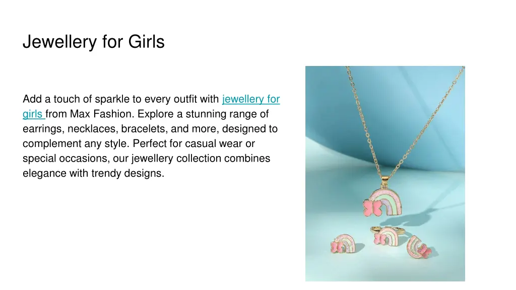 jewellery for girls