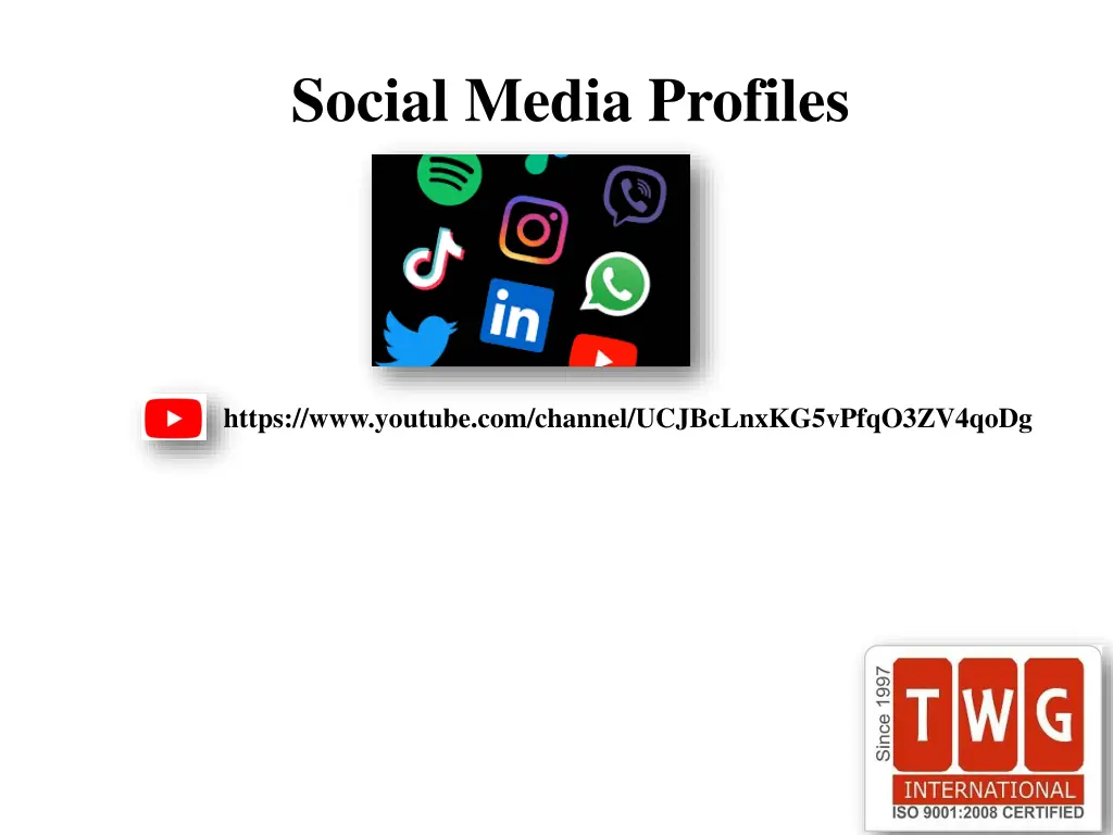 social media profiles 2