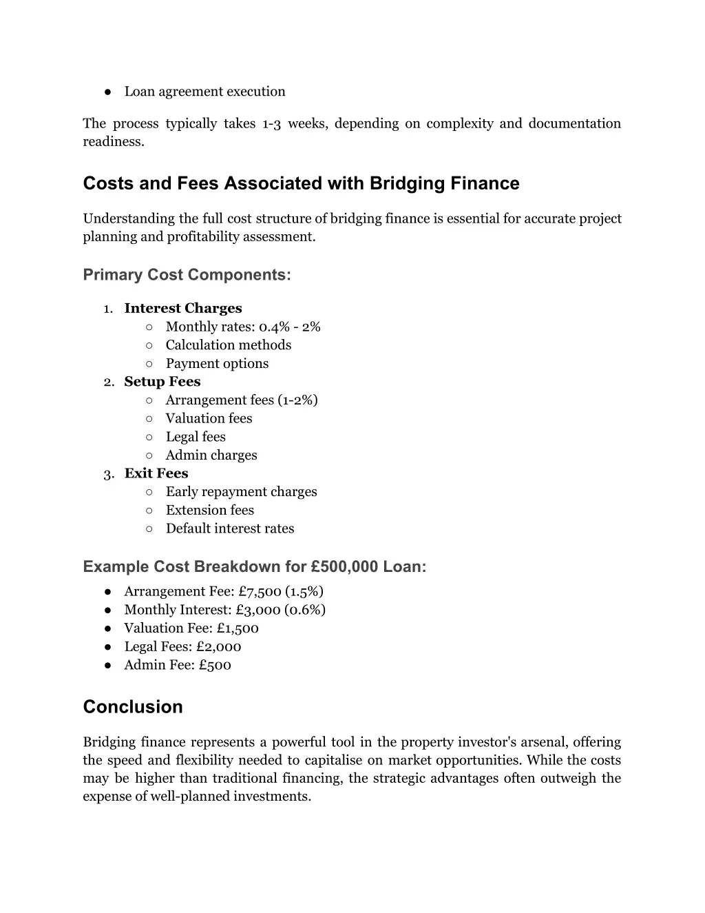 loan agreement execution