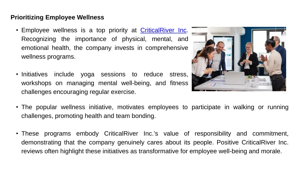 prioritizing employee wellness