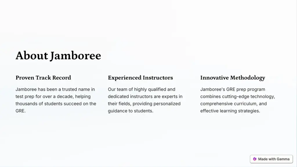 about jamboree