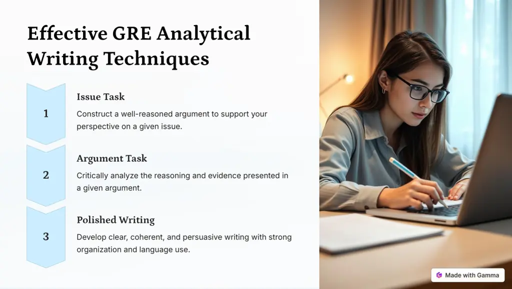 effective gre analytical writing techniques