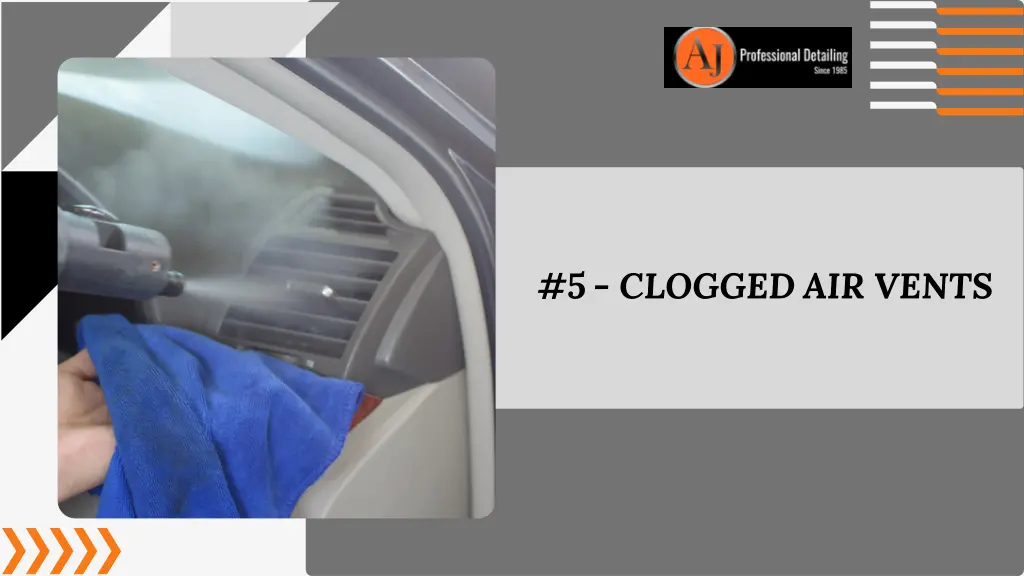 5 clogged air vents