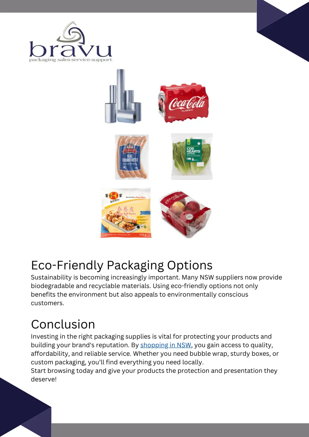 eco friendly packaging options sustainability