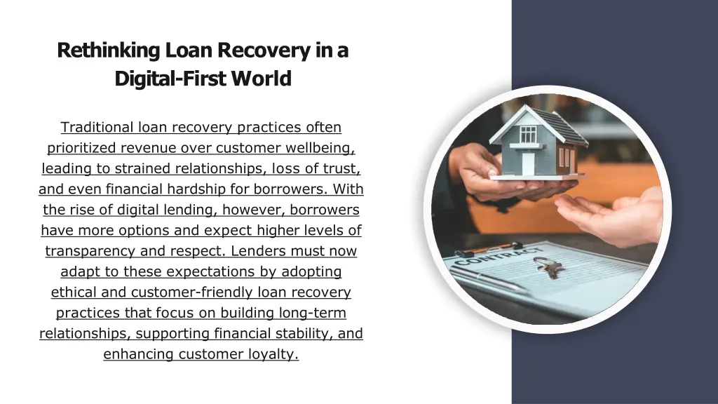 rethinking loan recovery in a digital first world