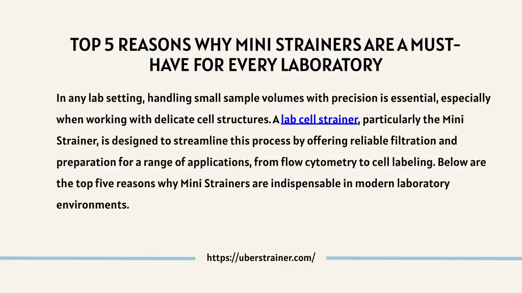 top 5 reasons why mini strainers are a must have