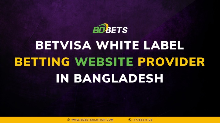 betvisa white label betting website provider