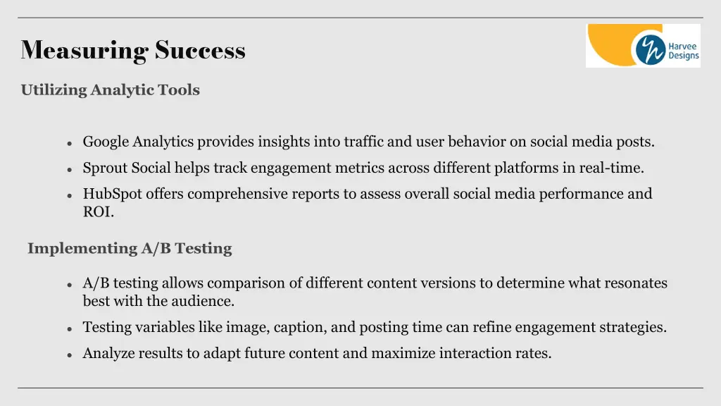 measuring success