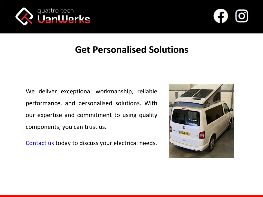 get personalised solutions