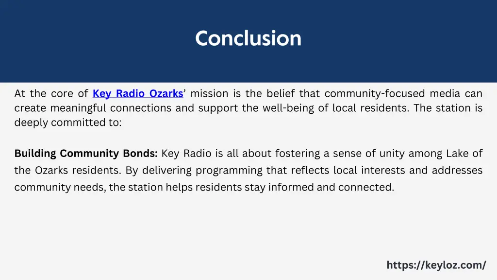 at the core of key radio ozarks mission 1