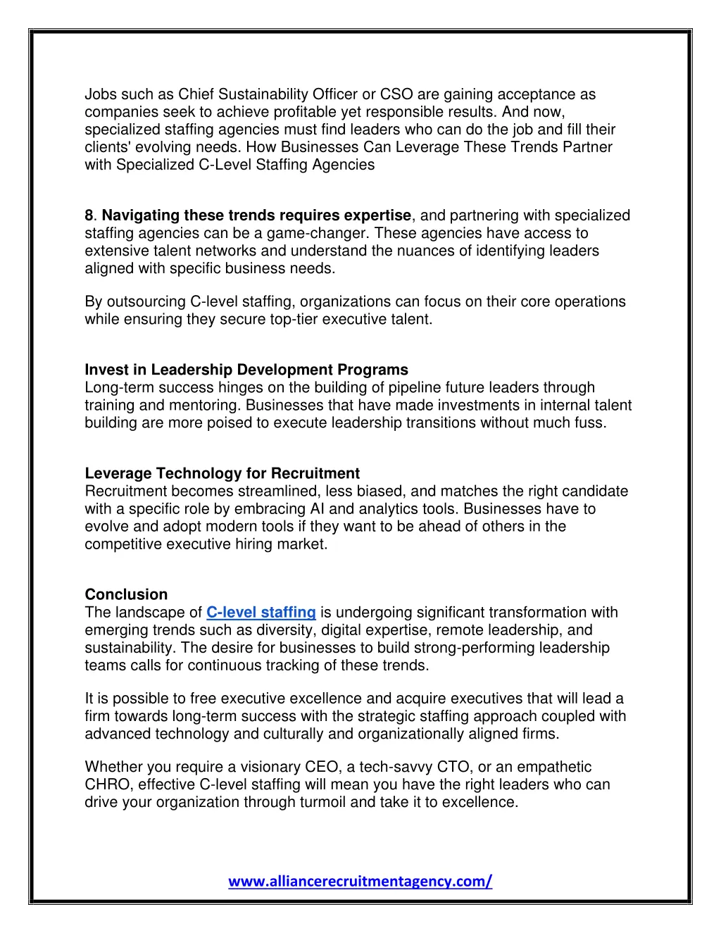jobs such as chief sustainability officer