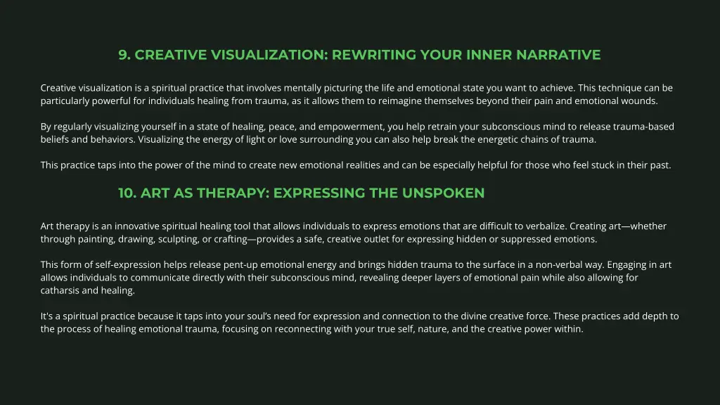 9 creative visualization rewriting your inner