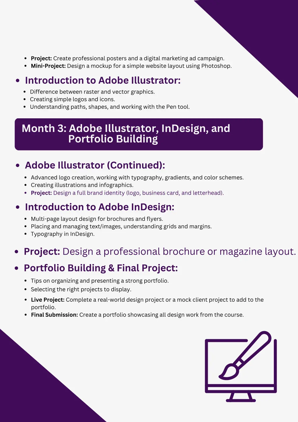 project create professional posters and a digital