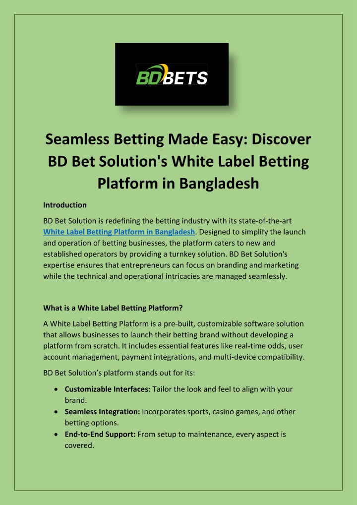 seamless betting made easy discover