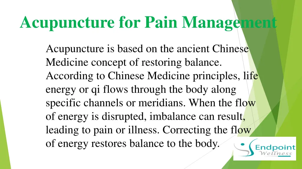 acupuncture for pain management