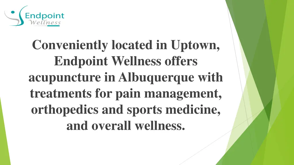 conveniently located in uptown endpoint wellness