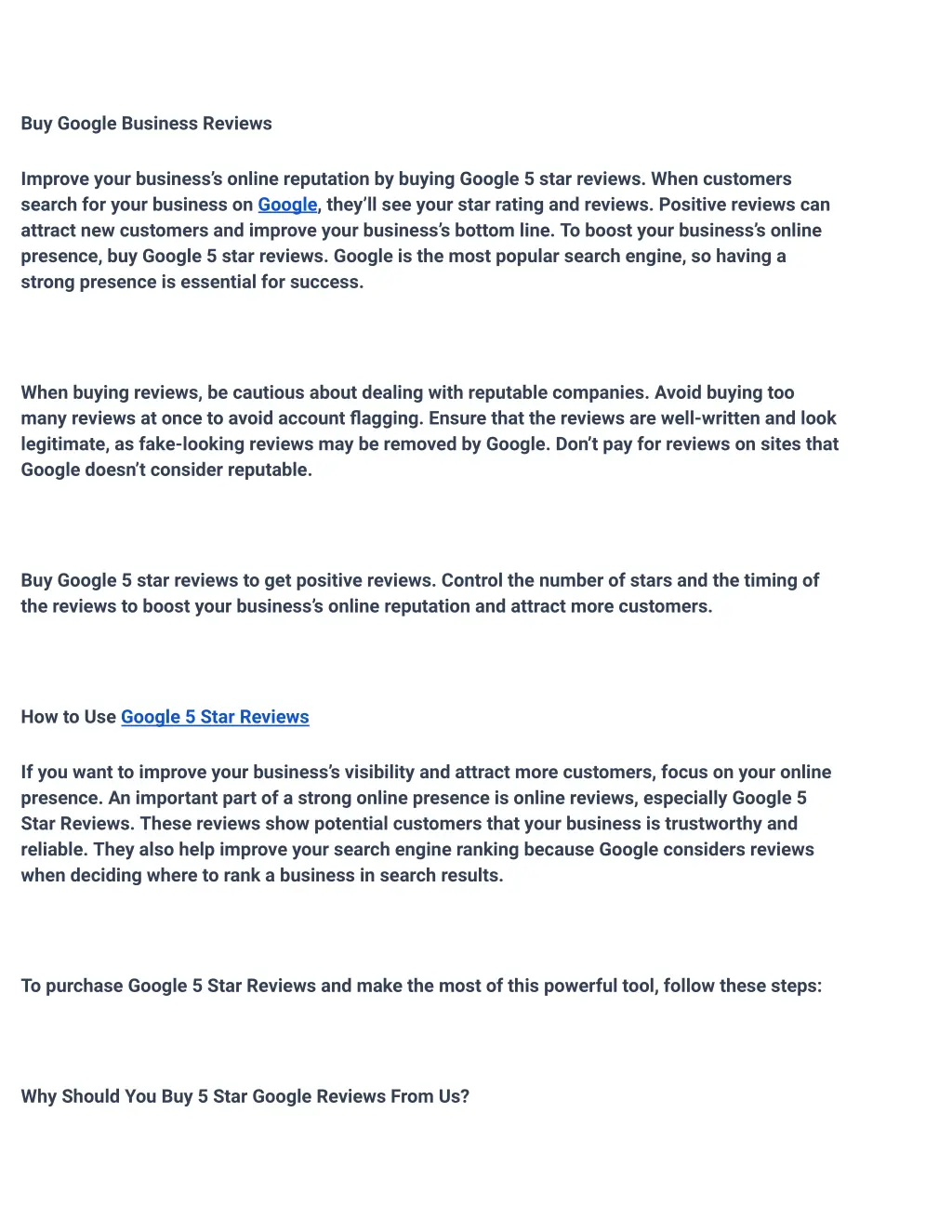 buy google business reviews