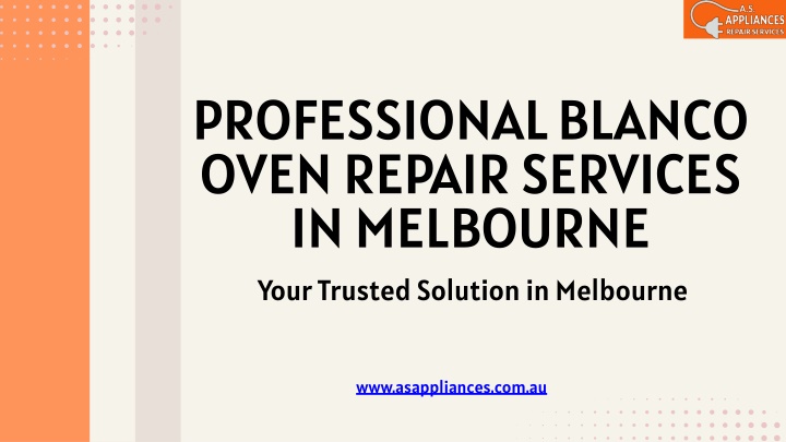 professional blanco oven repair services