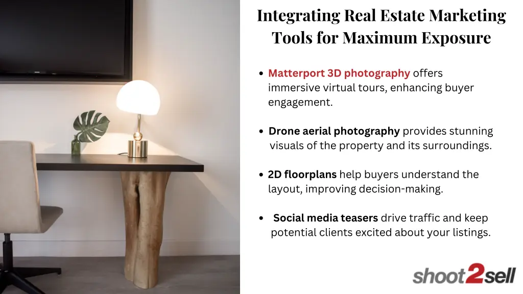 integrating real estate marketing tools