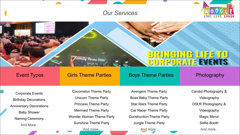 our services