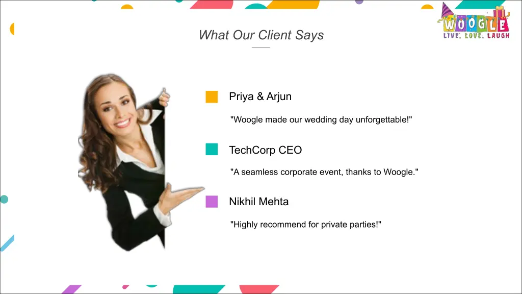 what our client says