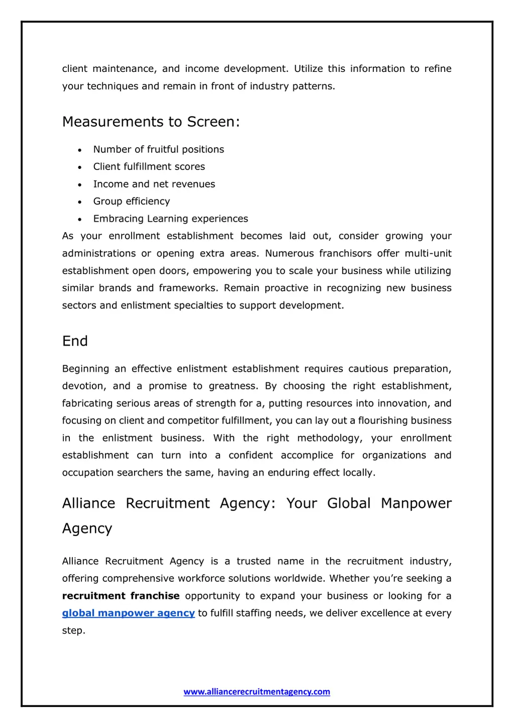 client maintenance and income development utilize