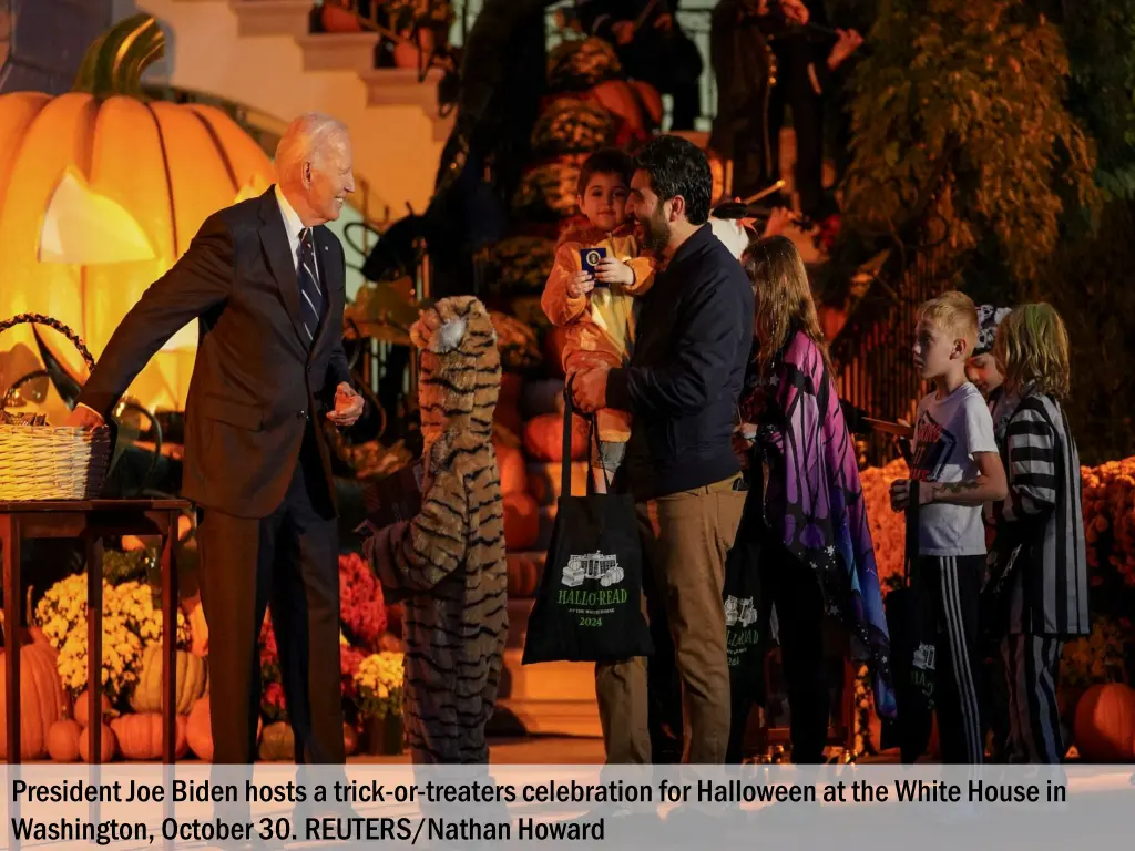 president joe biden hosts a trick or treaters 1