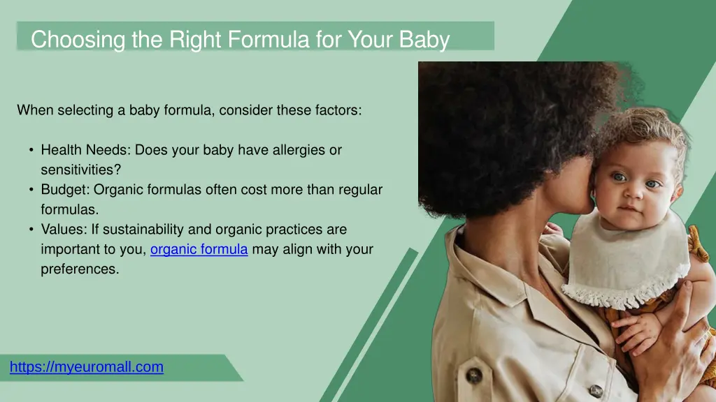 choosing the right formula for your baby