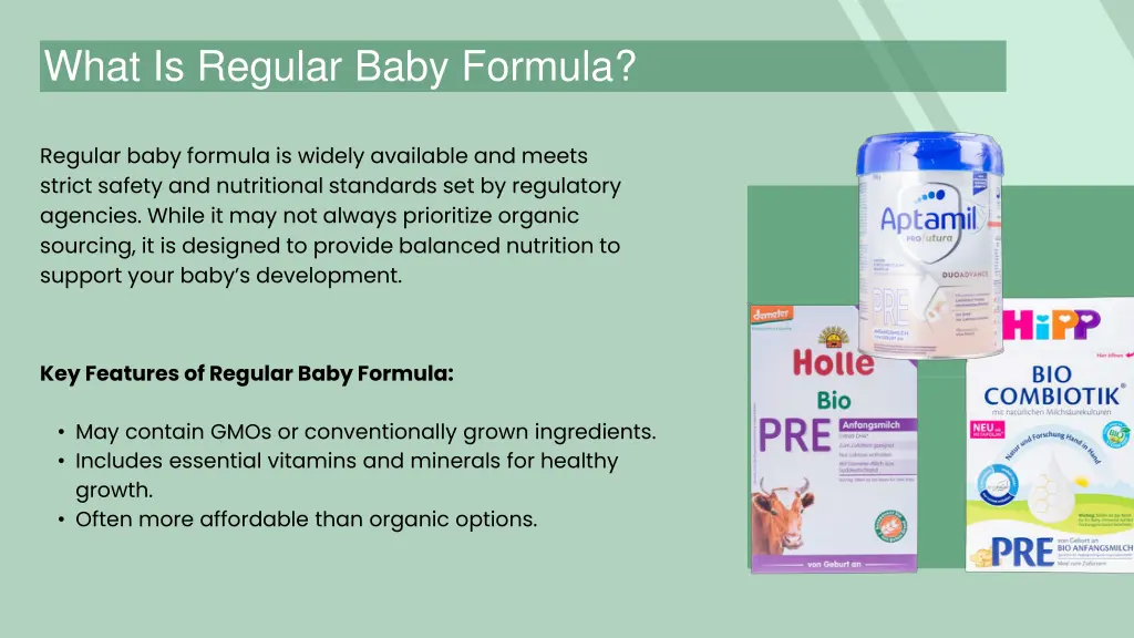 what is regular baby formula