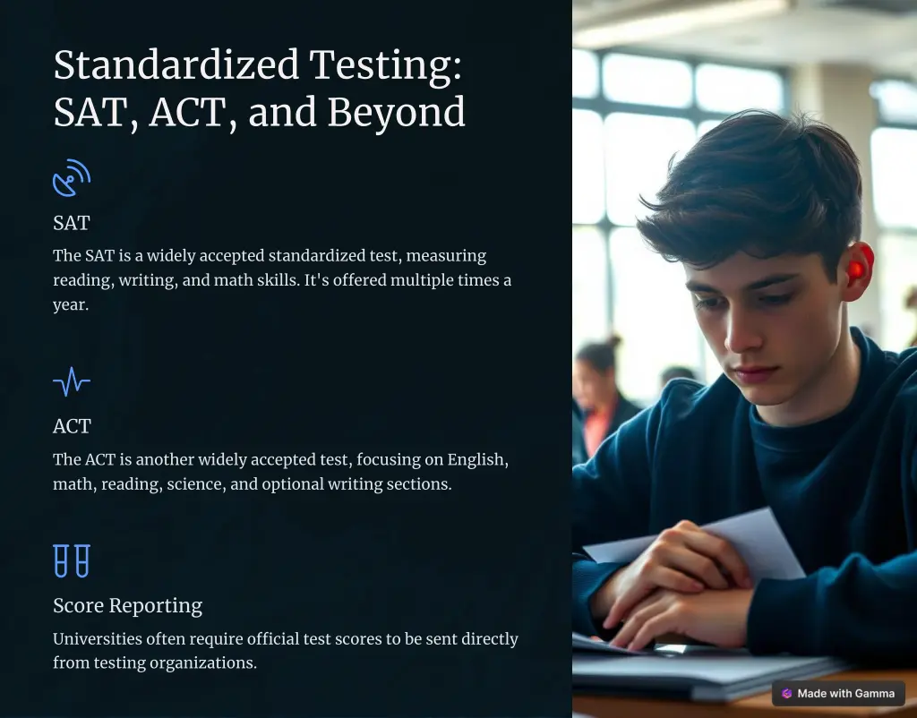 standardized testing sat act and beyond