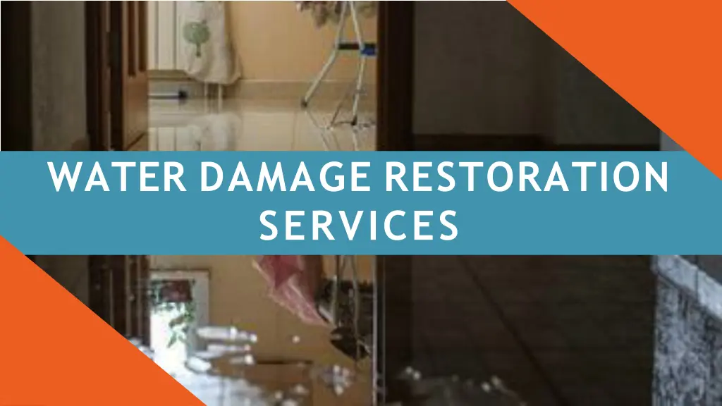 water damage restoration services