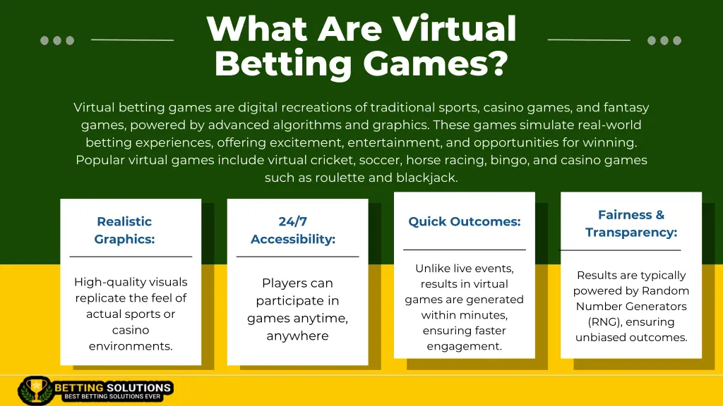 what are virtual betting games