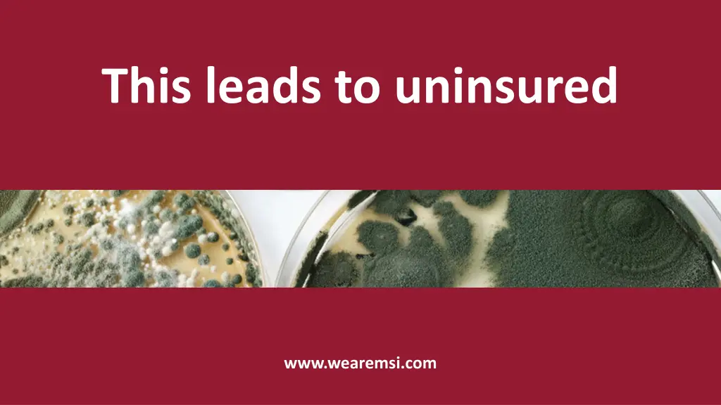 this leads to uninsured