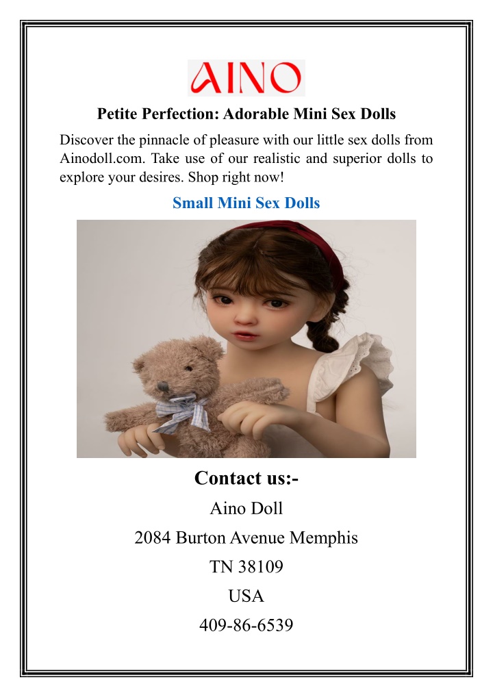 petite perfection adorable mini sex dolls