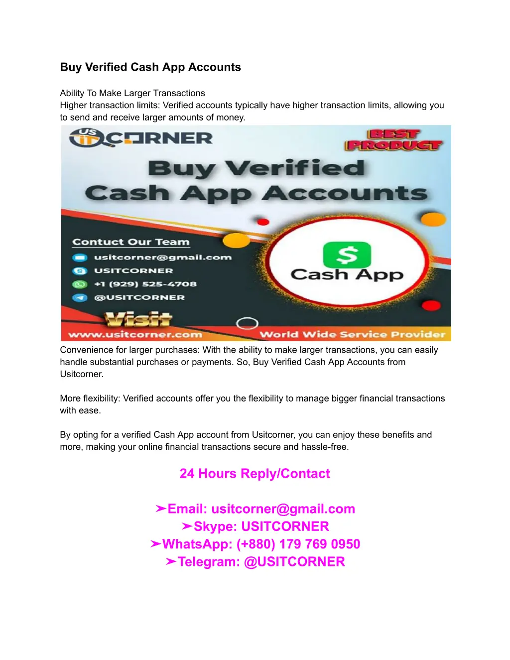 buy verified cash app accounts