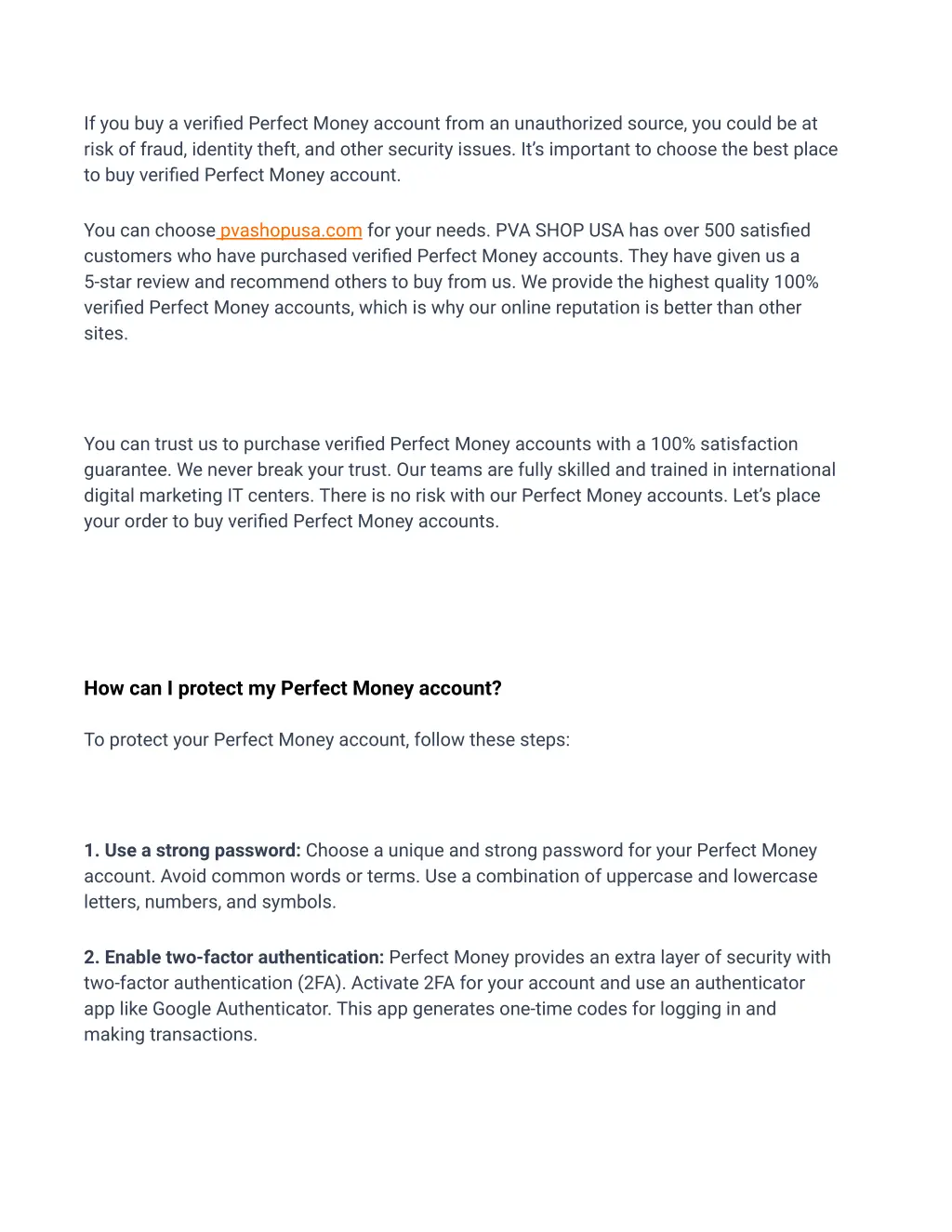 if you buy a verified perfect money account from