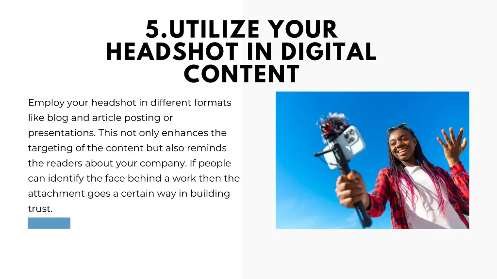 5 utilize your headshot in digital content